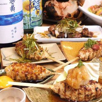 [All-you-can-drink included!] Enjoy yakitori with 7 dishes for 4,000 yen (tax included)