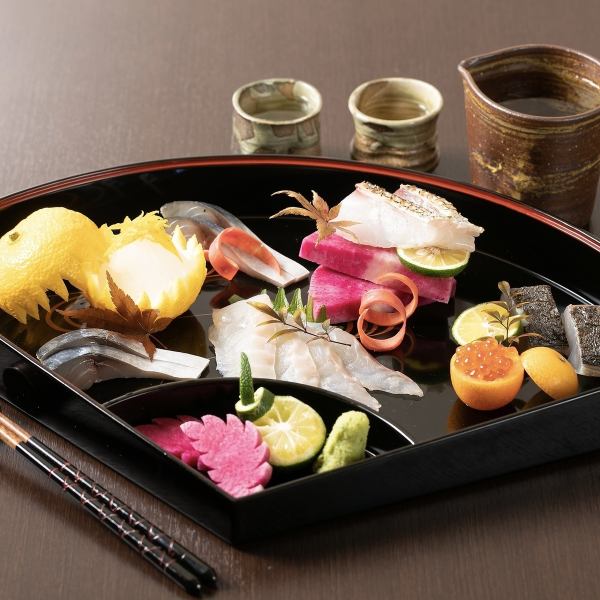 京都産直送『天然魚お造り』1人前1850円 (税込)