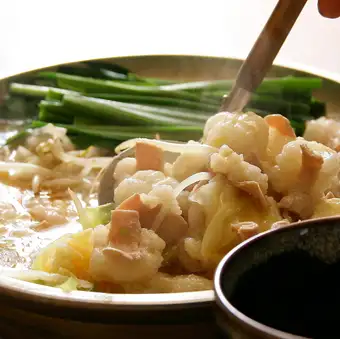 Winter Limited! Our motsunabe course featuring our secret triple broth