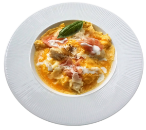 Salted Koji Chicken and Soft and Fluffy Egg Risotto