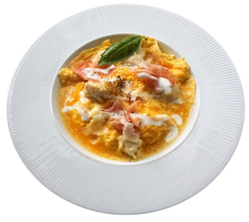 Salted Koji Chicken and Soft and Fluffy Egg Risotto