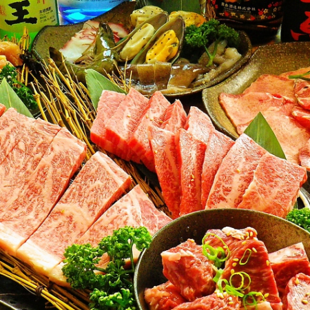 焼肉おまかせプラン3800円(税込)