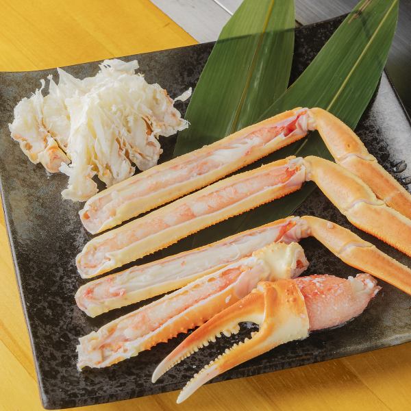 女性にも大人気《蟹の炙り》お肉だけじゃない当店自慢の逸品です◇◆2600円（税込）