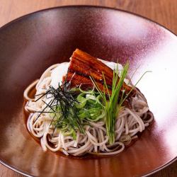 Grilled eel and soba