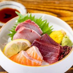 鮮魚お刺身盛り合わせ3種