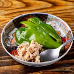 肉味噌ピーマン