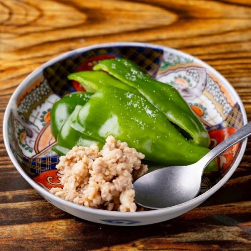 肉味噌ピーマン