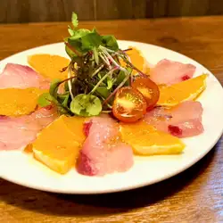 日本柑橘海鮮薄片