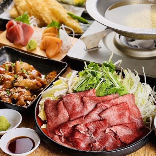 Seasonal banquet with your choice of soup stock and 3 hours of all-you-can-drink on Fridays, Saturdays, and holidays days before♪