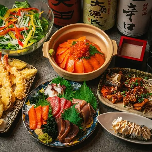 ★金土祝前日も2hの宴会プラン★海鮮３種土鍋飯コース4000円♪