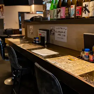 カウンター席をご用意