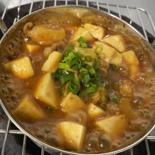 ホルモン豆腐