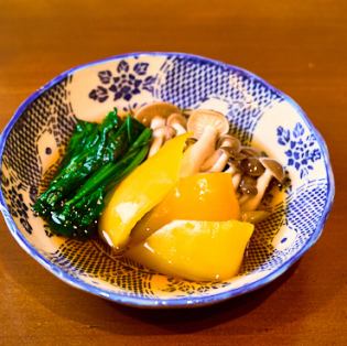 季節野菜のおひたし