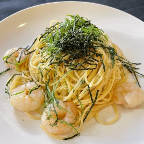 海老と大葉の和風パスタ