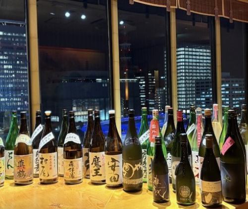 季節ごとに変わりゆく日本酒とプレミアム焼酎