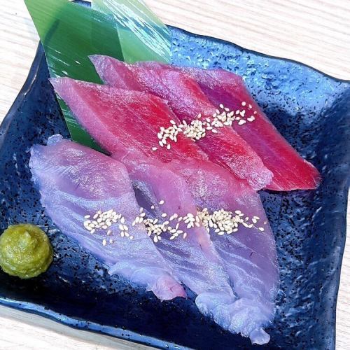 生まぐろ赤身相盛り♪(各3切)