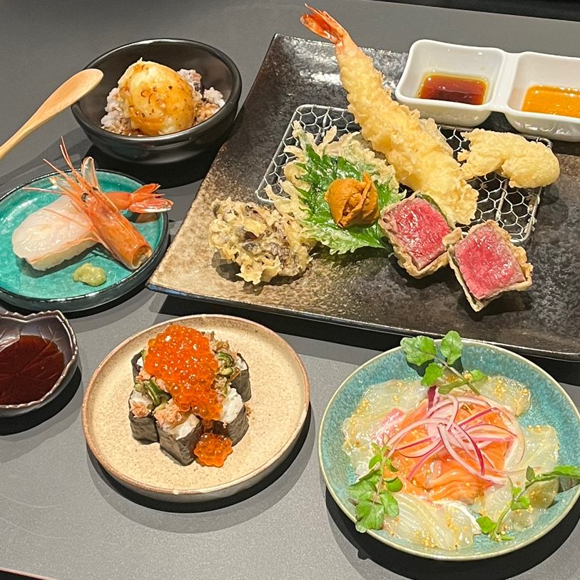 Ore no Tempura Bar, a new business style supervised by Ore French's executive chef Endo, opens in Shinsaibashi
