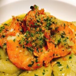 마늘 소프트 쉘 슈림프