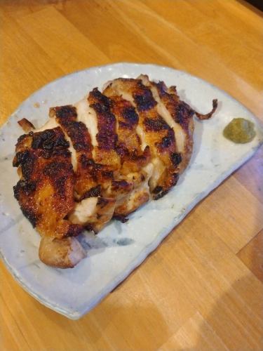 Grilled chicken thighs