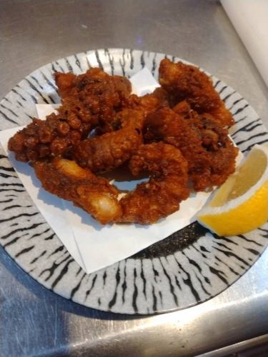 Deep-fried octopus