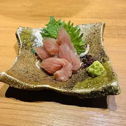 Yellowfin tuna belly sashimi