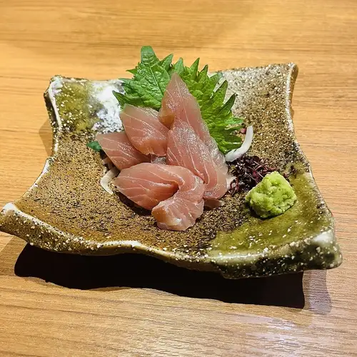 Yellowfin tuna belly sashimi