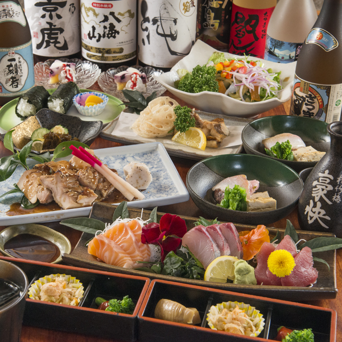 【金太炉酒場 牛コース】3時間飲み放題付全8品5000円⇒4000円