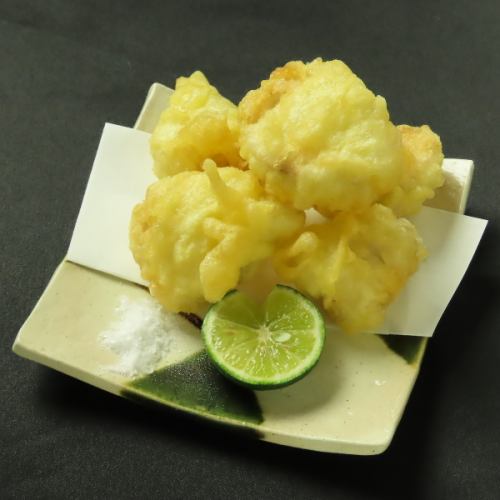 True puffer fish milt tempura