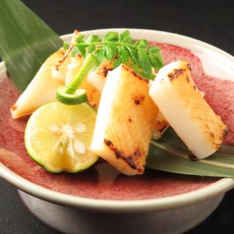 肉厚いか醤油たれ