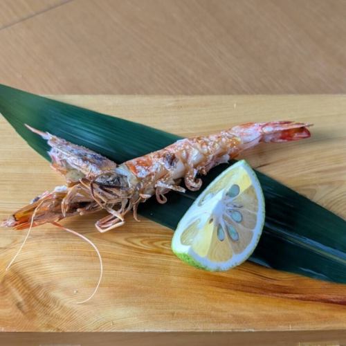 車海老の炭火焼（一尾）