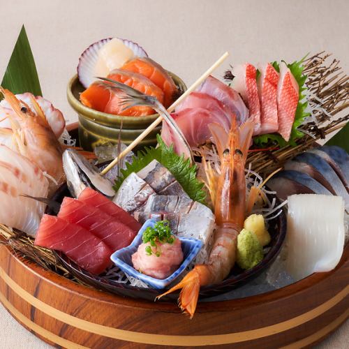 Assorted sashimi big catch