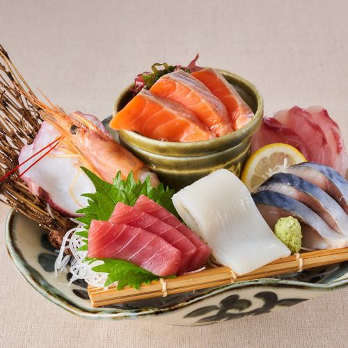Sashimi platter Sazanami