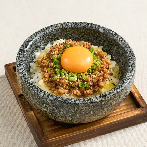 石烤米飯配大量肉末