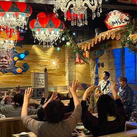 １日３回の民謡ライブ