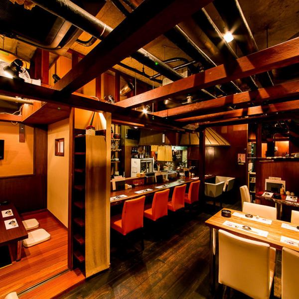 [High-quality adult space] The concept of the restaurant is a izakaya where experienced adults can enjoy without being unpretentious and decorating, while creating an atmosphere like a restaurant.Table seats and counter seats are also available.Enjoy simple and delicate dishes in a sophisticated and quiet atmosphere.