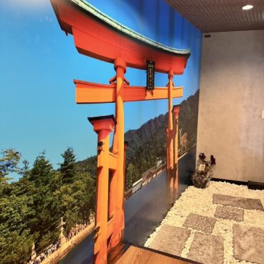 プライベート感満載で、特別な日にぴったりな貸切スペースです。