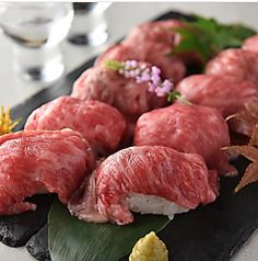 [Limited time offer] All-you-can-eat 17 kinds of grilled meat sushi! Includes 3 hours of all-you-can-drink → 3,500 yen!