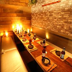 [Reservations for seats only] Even small groups can be guided in a private room!