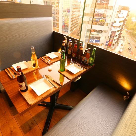 Private room where you can enjoy the night view of Kashiwa is OK for 2 people ♪ Course starts from 2,980 yen