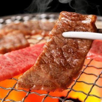 [5,000 yen → 4,500 yen] Plum course♪ 11 dishes including Nakaochi ribs and skirt steak, 2 hours of all-you-can-drink included