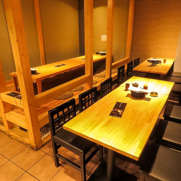 ≪貸切に！最大34名様まで♪≫忘年会・新年会・歓送迎会など大人数でのご宴会にも貸切利用も可能です！27名様～最大34名様までご予約承っております☆新鮮な地鶏を楽しめるコースも飲み放題付きでご用意しておりますので、ぜひご利用下さい！