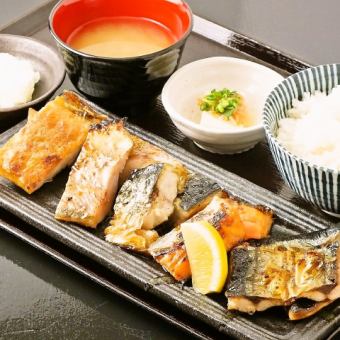 焼魚5種盛り定食