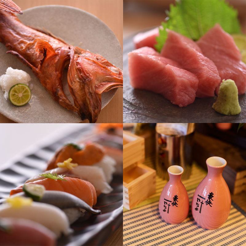 We have a large selection of sake that is perfect for Japanese food, so please enjoy it.