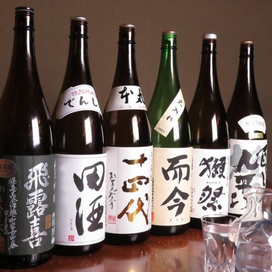 We have local sake and Japanese sake from all 47 prefectures!