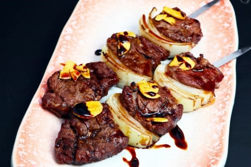 如月2月のフェアメニュー / エゾ鹿肉の短剣焼き(一本)