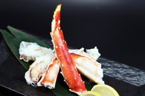 如月2月のフェアメニュー / ゆでたらば蟹