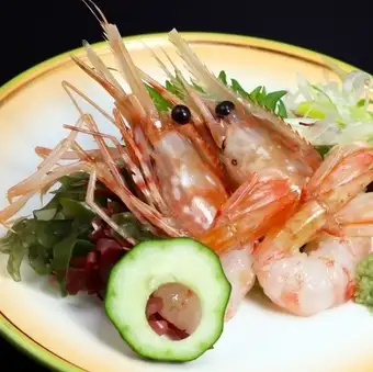 ぼたん海老刺し