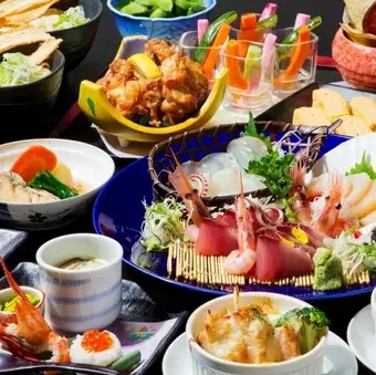 ●飲み放題付き「旬の豊コース」(長月9月)