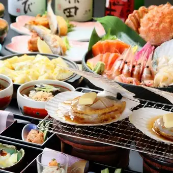 ●豪华北海道套餐,包含北海道时令美食和无限畅饮(10月)