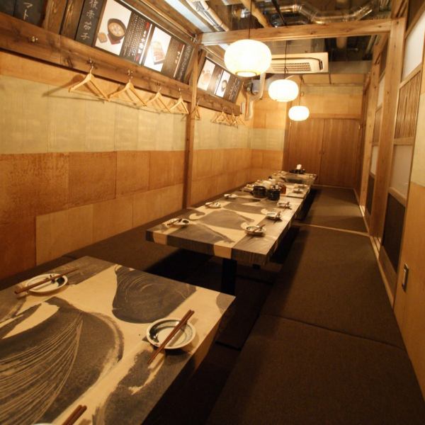 It will be a recommended tatami room for a dinner party! It can accommodate up to 6 to 12 people !!